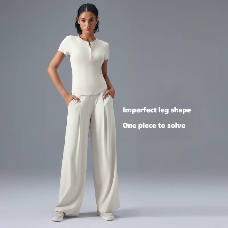 Women'S Casual Gym Fitness Workout Yoga Leggings Comfortable with Elastic Waist Closure Loose Hem Print Pattern Logo on Waist