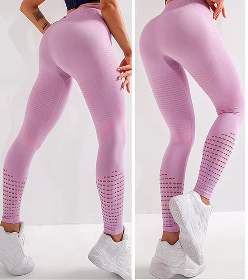 Gym Wear Pants Yoga Mesh Legging Leggings for Women Fitness Tights