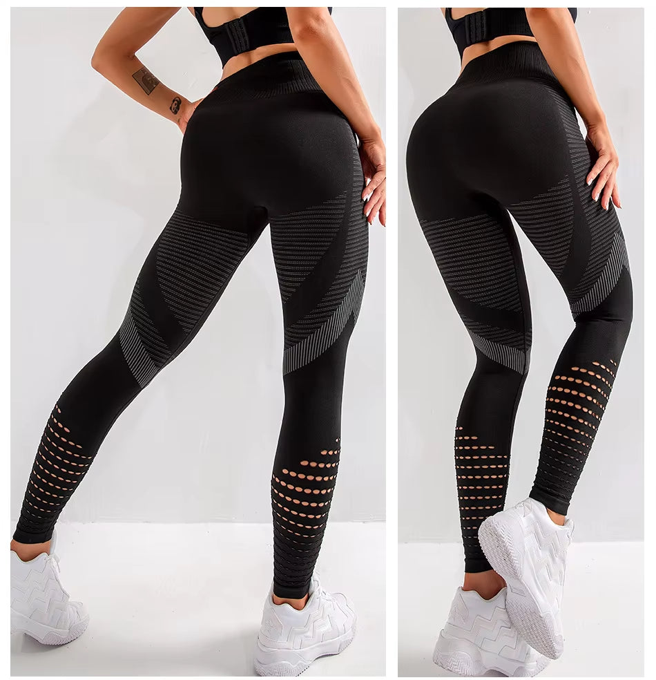 Gym Wear Pants Yoga Mesh Legging Leggings for Women Fitness Tights