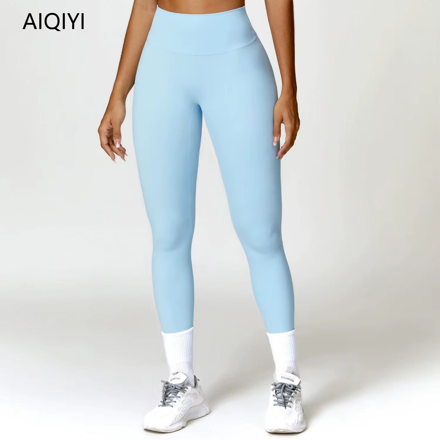 High Waist Autumn Winter High Quality Plaid Stretchy Hip Lifting Tummy Control Yoga Leggings for Women
