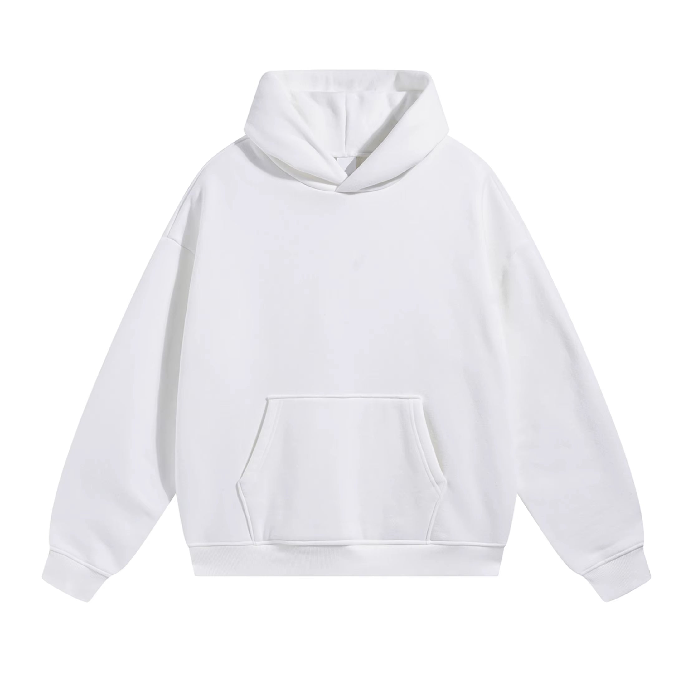Men's Oversized Fleece Hoodie – 400GSM Cotton Blend Pullover