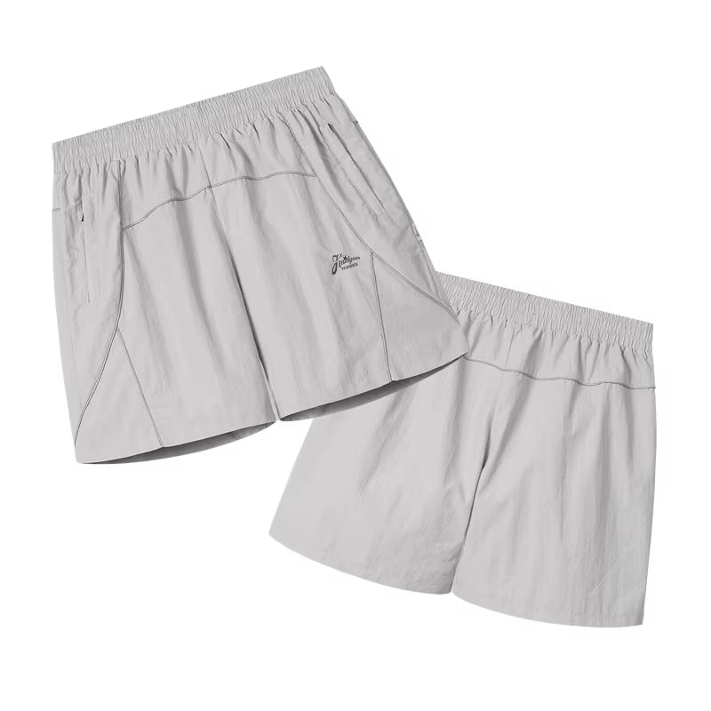 TF Custom Fashion Nylon Reflective Shorts High Quality Nylon Sweat Short Pants Custom Logos Screen Printing Shorts for Men