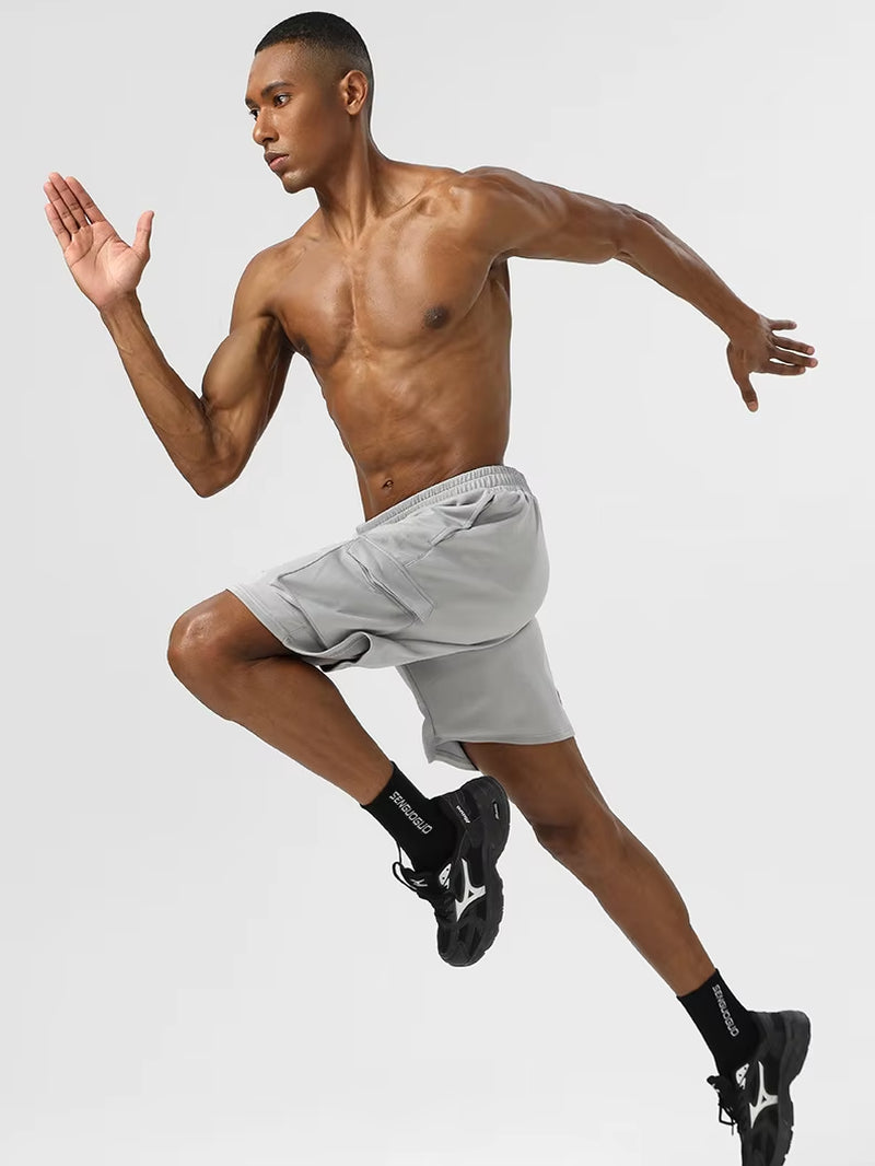 Men's Breathable Rayon Cargo Shorts 