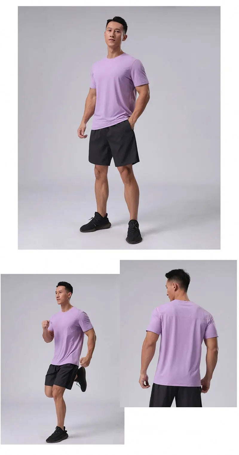 Men's Ice Silk Quick-Dry Sport Shirt