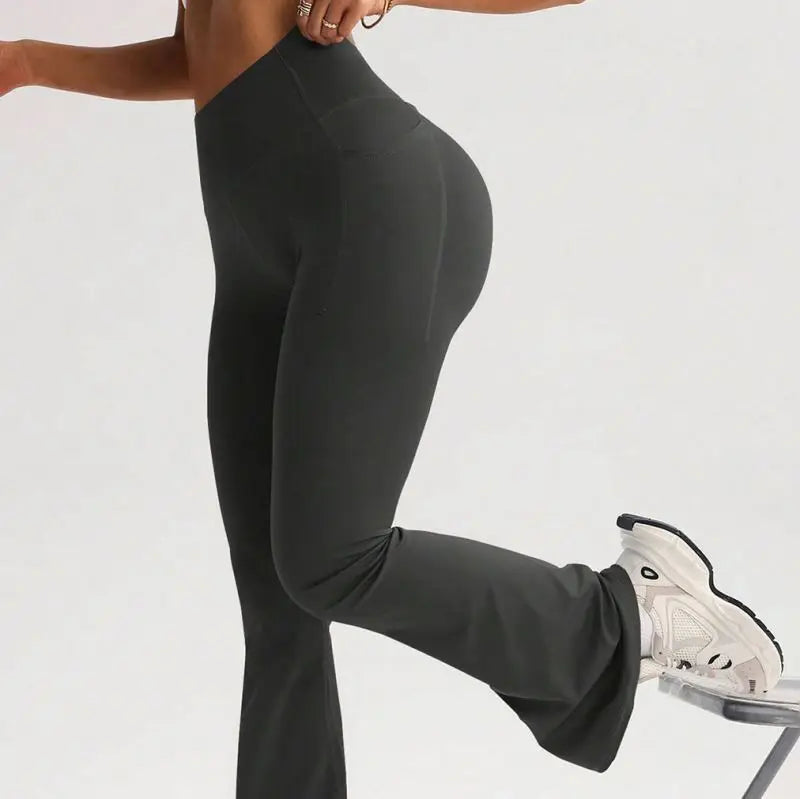 Women's Butt Lift Flared Yoga Pants
