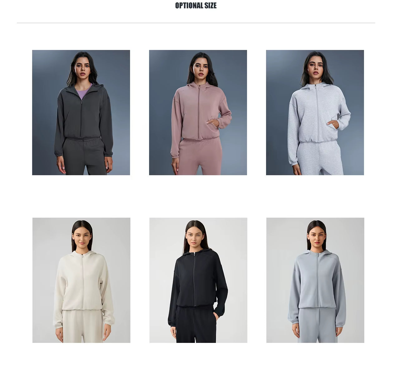 Yoga Women'S Full Zip Long Sleeve Casual Hoodie Fitness Tops Loose Sweater Hooded Sweatshirt Jacket Breathable Running Jacket