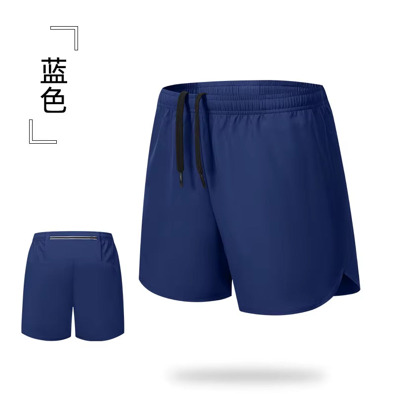 Men'S Casual Summer Sports Shorts Quick-Drying Breathable Elastic Waist Polyester Canvas Outdoor Fitness Training XL