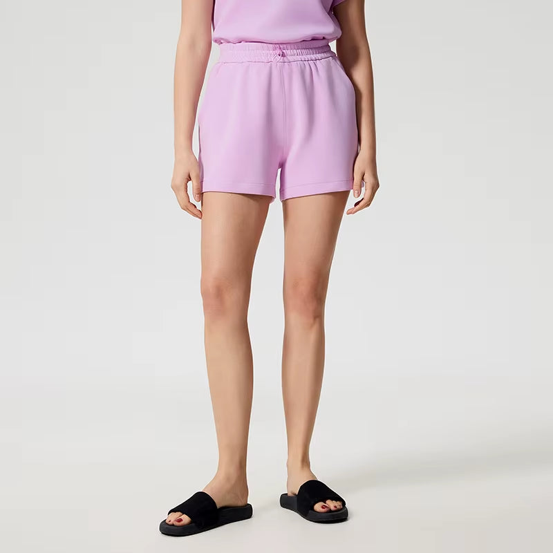 High Waist Sports Side Pockets Women'S Loose Drawstring Waistband Casual for Gym Running Shorts Wholesale Fitness Shorts